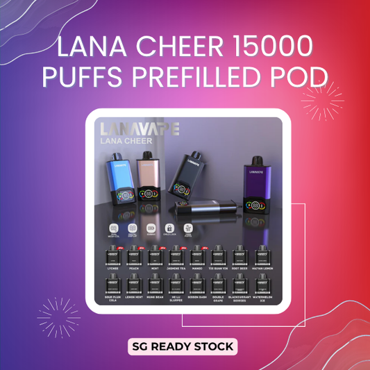 Lana Cheer 15000 Puffs Prefilled Pod Kit Device Front View