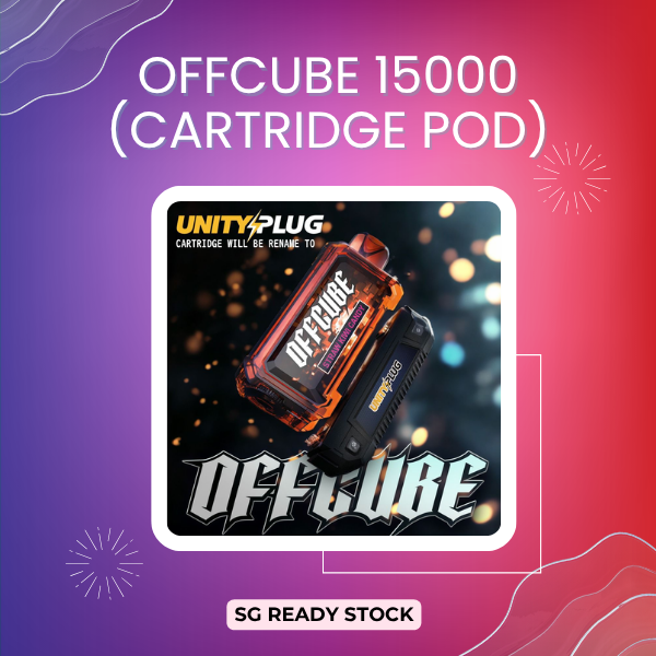 Offcube 15000 Cartridge Pod prefilled vape replacement cartridge showing sleek box design