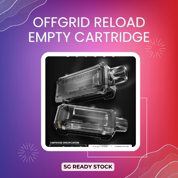 Offgrid Reload Empty Cartridge refillable vape pod pack