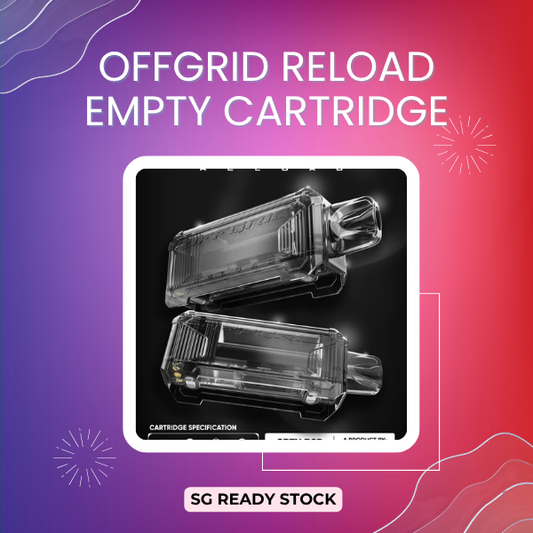 Offgrid Reload Empty Cartridge refillable vape pod pack