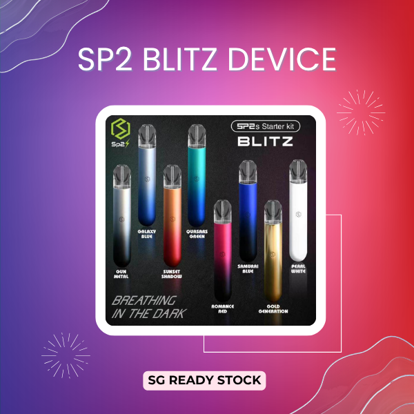 SP2 Blitz Vape Device Premium Pod Kit 8 Colors Available