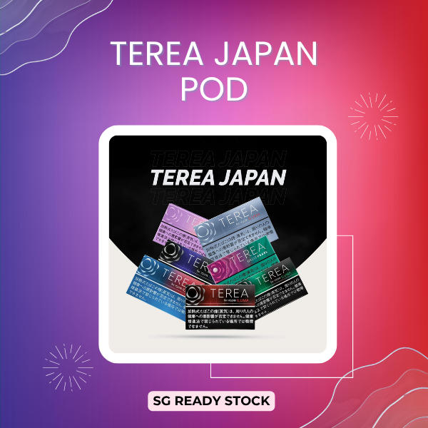 Authentic Terea Japan tobacco pods packaging with IQOS ILUMA heating device